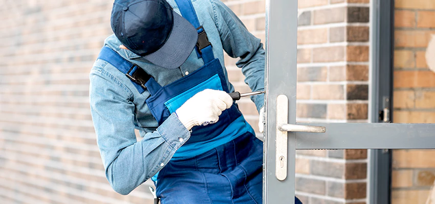 Pivot Storefront Door Locks Installation in Downey, California